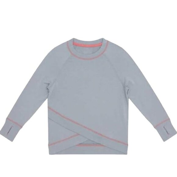 Kirkland Signature Girls' Long Sleeve Sweatshirt Pullover NWT - Picture 1 of 5